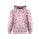 Watercolor Spring Flowers pattern Kids  Pullover Hoodie View1