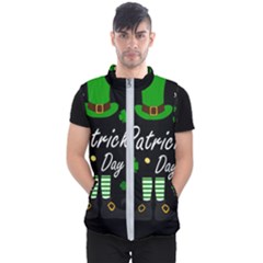 St Patricks Leprechaun Men s Puffer Vest by Valentinaart