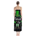 St Patricks Leprechaun Button Up Chiffon Maxi Dress View2