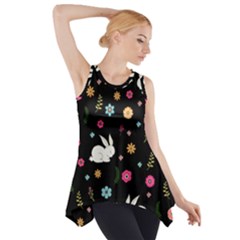 Easter Bunny  Side Drop Tank Tunic by Valentinaart