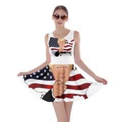 Trump Usa Flag Skater Dress by ImagineWorld