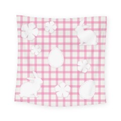 Easter Patches  Square Tapestry (small) by Valentinaart