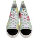 Easter Patches  Men s Mid-Top Canvas Sneakers View1