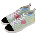 Easter Patches  Men s Mid-Top Canvas Sneakers View2