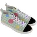 Easter Patches  Men s Mid-Top Canvas Sneakers View3