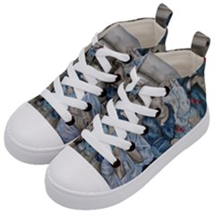 The Nobodies Kid s Mid-top Canvas Sneakers by redmaidenart