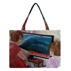 Breaking News Medium Tote Bag by redmaidenart