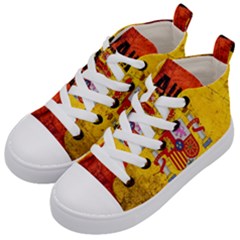 Football World Cup Kid s Mid-top Canvas Sneakers by Valentinaart