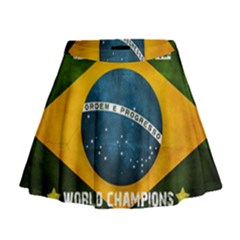 Football World Cup Mini Flare Skirt by Valentinaart