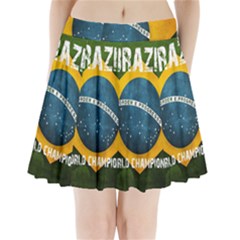 Football World Cup Pleated Mini Skirt by Valentinaart