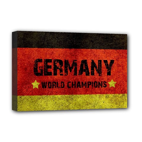 Football World Cup Deluxe Canvas 18  X 12   by Valentinaart