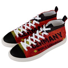 Football World Cup Men s Mid-top Canvas Sneakers by Valentinaart