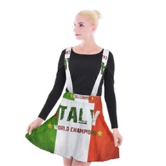 Football World Cup Suspender Skater Skirt by Valentinaart