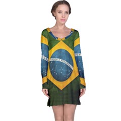 Football World Cup Long Sleeve Nightdress by Valentinaart