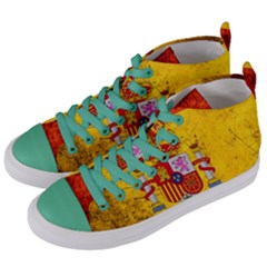 Football World Cup Women s Mid-top Canvas Sneakers by Valentinaart