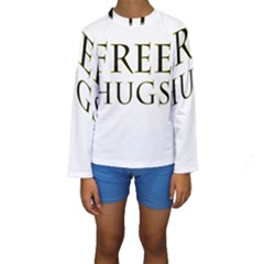 Freehugs Kids  Long Sleeve Swimwear by cypryanus