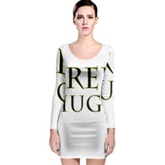 Freehugs Long Sleeve Bodycon Dress by cypryanus