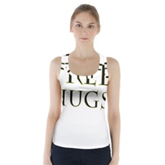 Freehugs Racer Back Sports Top by cypryanus