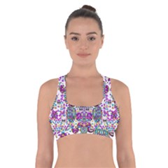 Alien Sweet As Candy Cross Back Sports Bra by pepitasart