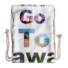 Hawaii Drawstring Bag (large) by Howtobead