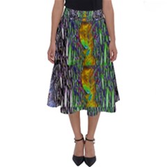 May Be A Woman In Manga Fire Perfect Length Midi Skirt by pepitasart