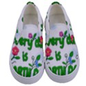 Earth Day Kids  Canvas Slip Ons View1