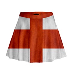 England Flag Mini Flare Skirt by Valentinaart