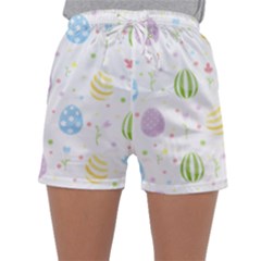 Easter Pattern Sleepwear Shorts by Valentinaart