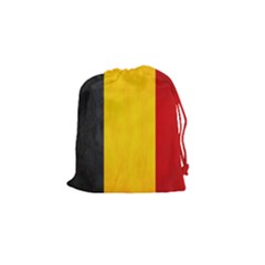 Belgium Flag Drawstring Pouches (small)  by Valentinaart