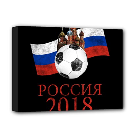 Russia Football World Cup Deluxe Canvas 16  X 12   by Valentinaart