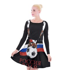 Russia Football World Cup Suspender Skater Skirt by Valentinaart