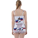 Russia Football World Cup Tie Front Two Piece Tankini View2