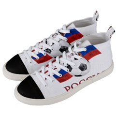 Russia Football World Cup Men s Mid-top Canvas Sneakers by Valentinaart