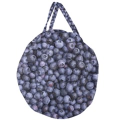 Blueberries 3 Giant Round Zipper Tote by trendistuff