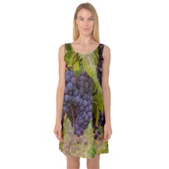 Grapes 4 Sleeveless Satin Nightdress by trendistuff