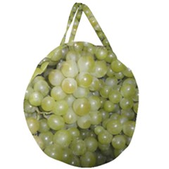 Grapes 5 Giant Round Zipper Tote by trendistuff