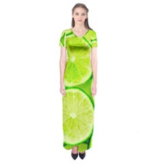 Limes 3 Short Sleeve Maxi Dress by trendistuff