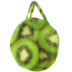 Kiwi 1 Giant Round Zipper Tote by trendistuff