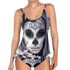 Day Of The Dead Sugar Skull Tankini Set by StarvingArtisan