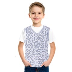 Radial Mandala Ornate Pattern Kids  Sportswear by dflcprints