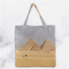 Giza Pyramids Grocery Tote Bag by StarvingArtisan