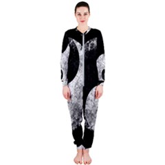 Grunge Yin Yang Onepiece Jumpsuit (ladies)  by Valentinaart