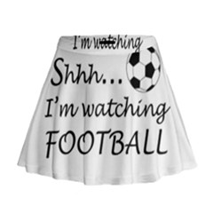 Football Fan  Mini Flare Skirt by Valentinaart