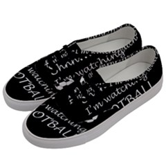 Football Fan  Men s Classic Low Top Sneakers by Valentinaart