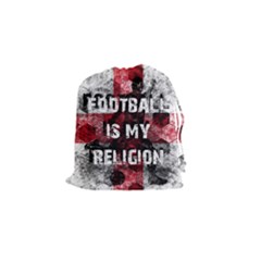 Football Is My Religion Drawstring Pouches (small)  by Valentinaart