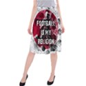 Football is my religion Midi Beach Skirt View1