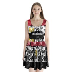 Football Is My Religion Split Back Mini Dress  by Valentinaart