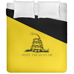 Gadsden Flag Don t Tread On Me Duvet Cover Double Side (california King Size) by snek