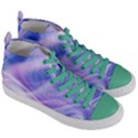 Abstract Graphic Design Background Women s Mid-Top Canvas Sneakers View3