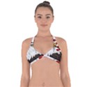 American Eagle Flag Sticker Symbol Of The Americans Halter Neck Bikini Top View1